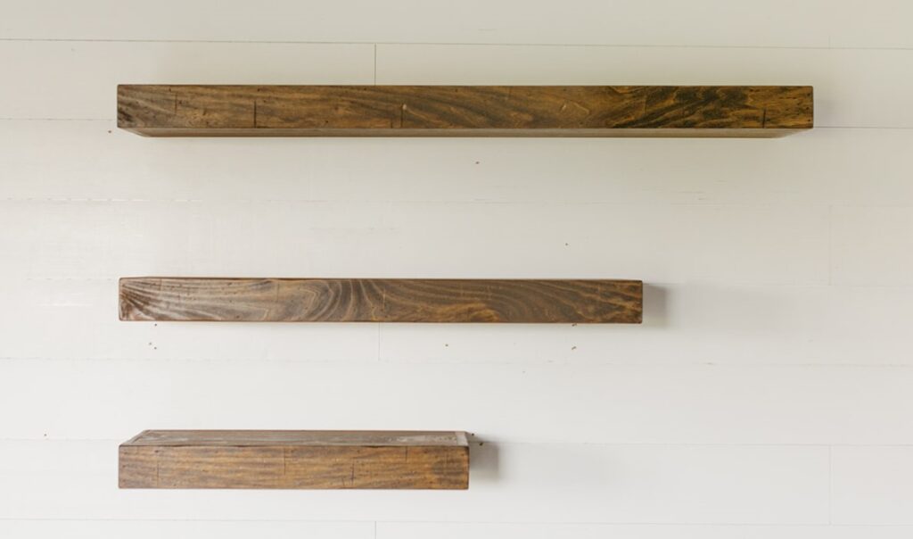 Floating Wall Shelves Multiple Sizes & Stains Timber Made