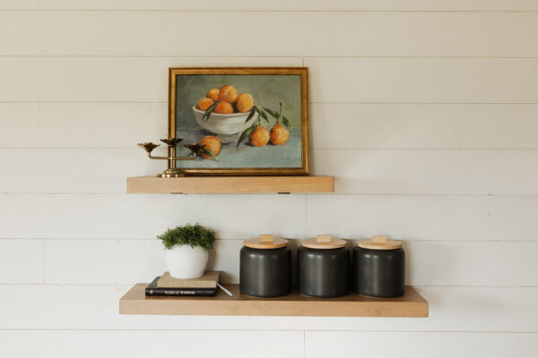 Floating Shelf - metal bracket support